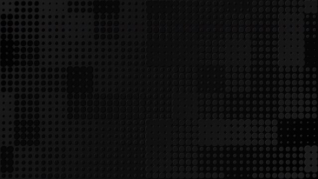 Geometric Black Halftone Pattern Backgrounds.