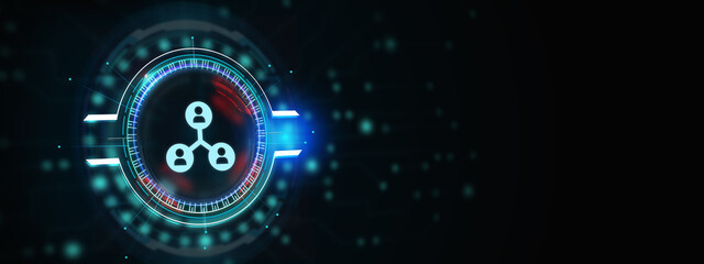 Business, Technology, Internet and network concept. Human Resources HR management recruitment employment headhunting concept. illustration