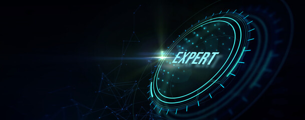 Expertise, expert, consulting, knowledge, advice. 3d illustration