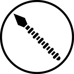 Vector Design Spear Icon Style