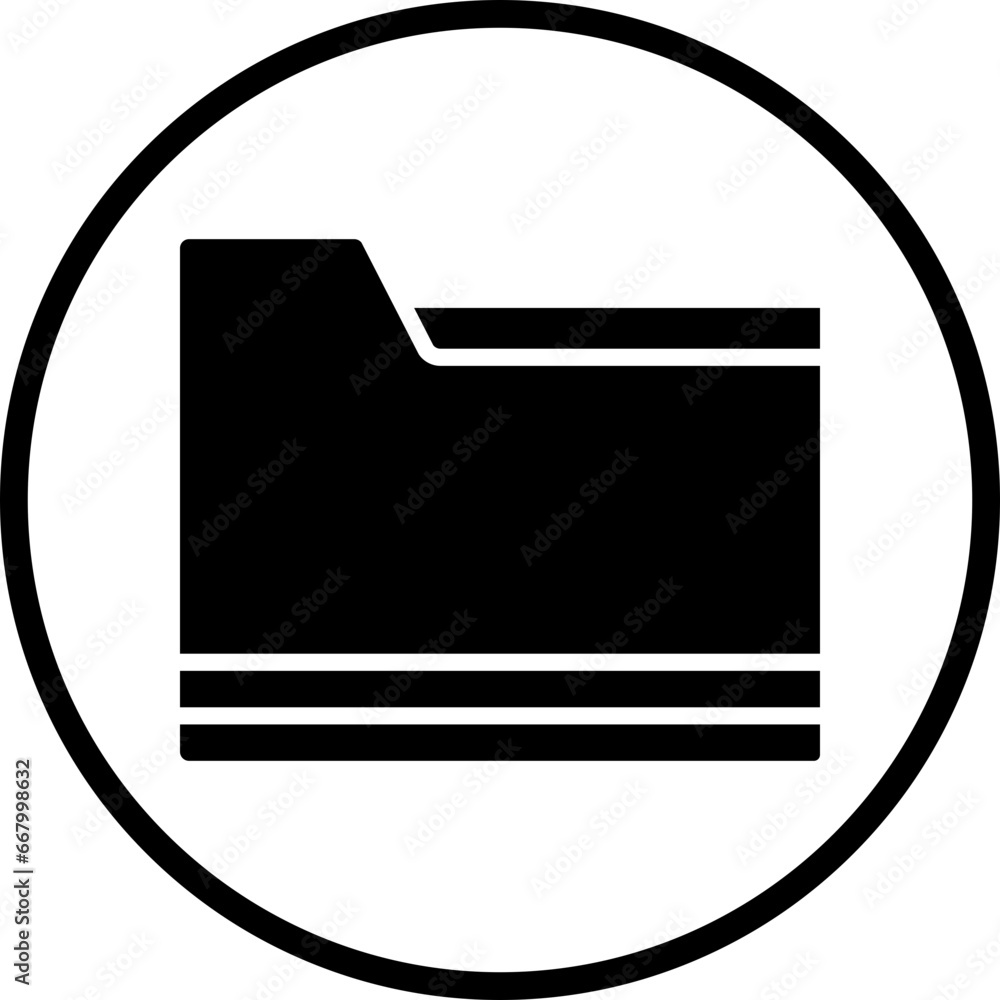 Poster vector design folder icon style