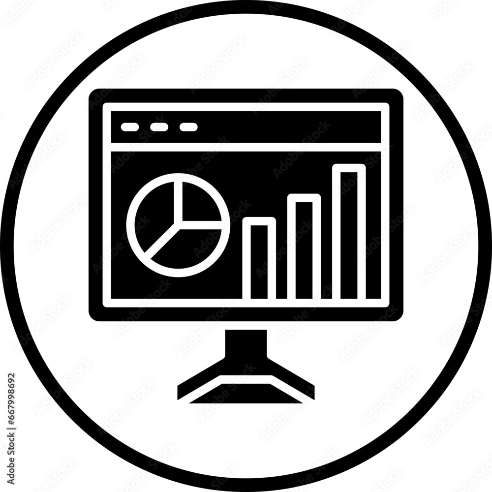 Poster vector design website dashboard icon style