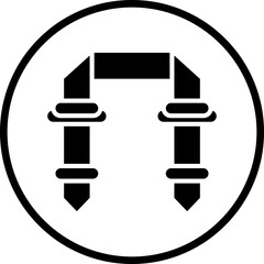 Vector Design Camera Strap Icon Style