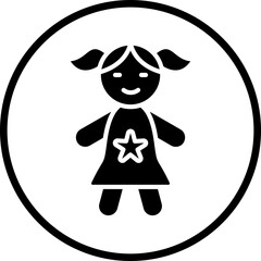 Vector Design Doll Icon Style