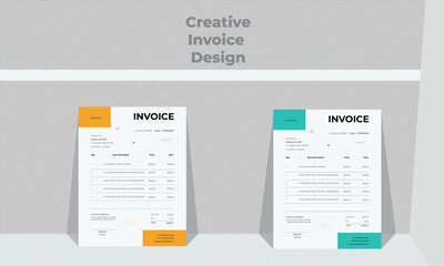Minimal Corporate Business Invoice design 1 in 2