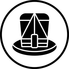 Vector Design Autumn Hat Icon Style