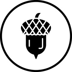 Vector Design Acorn Icon Style