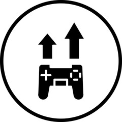 Vector Design Level Up Icon Style