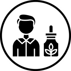 Vector Design Cbd Oil Users Icon Style