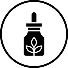 Vector Design Cbd E Liquid Icon Style