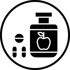 Vector Design Dietary Food Supplements Icon Style