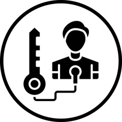 Vector Design Key Person Icon Style