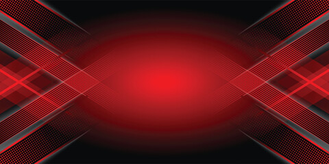 futuristic black background with transparent red lines. vector illustration