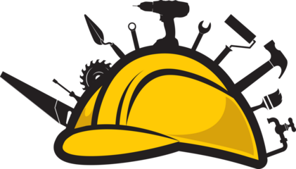 Handyman logo concept  vector illustration