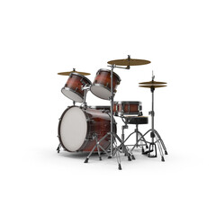 Obraz na płótnie Canvas Acoustic Drum Kit PNG