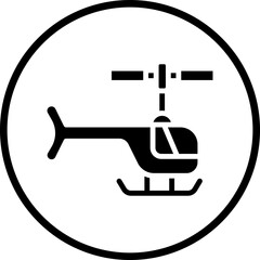 Helicopter Icon Style