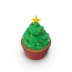 Christmas Cupcake PNG