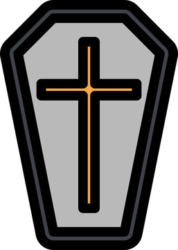 recommend clip art: Coffin icon
