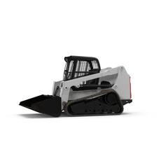 Compact Tracked Front Loader PNG