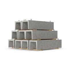 Concrete Trench On Wood Planks PNG