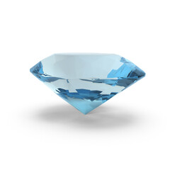 Diamond Oval Cut Aquamarine PNG