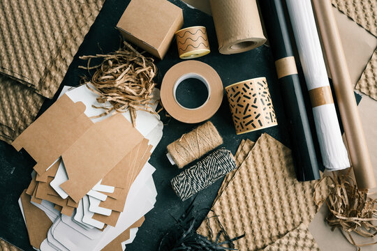 Craft set of goods for product packaging