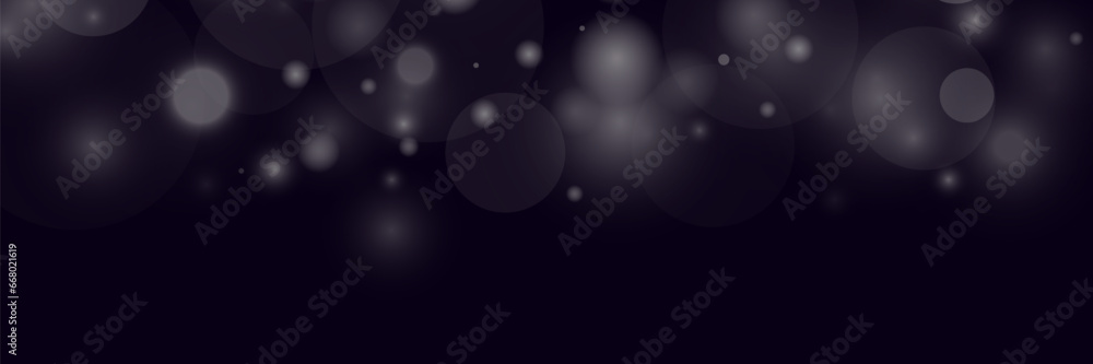 Wall mural light abstract glowing bokeh lights. light bokeh effect isolated on transparent background. christma