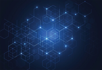 Abstract digital background with technology circuit board texture. Electronic motherboard illustration. Communication and engineering concept. Vector illustration