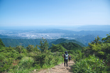 Naklejka premium 塔ノ岳登山, 表丹沢, 秦野, 神奈川