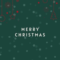 merry christmas card background 