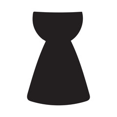 Latte Stone Vector Design on White Background