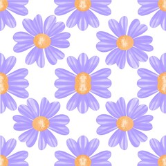 Obraz premium seamless floral pattern