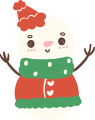Cute Christmas Snowman