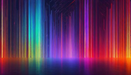A Mesmerizing 3D Abstract Multicolor Visualization