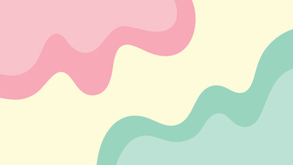 background pink green pastel color wallpaper template