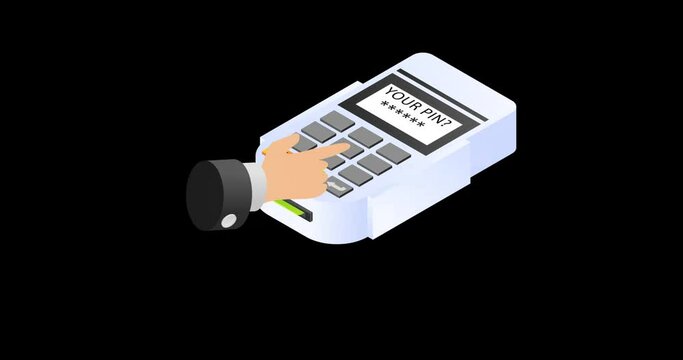Pay with a portable ATM machine