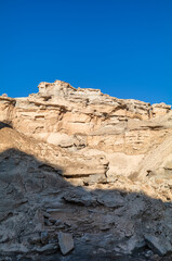 Fototapeta premium Yadan Landform on the Desert of Xinjiang, China
