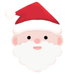 Santa happy face