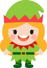 Elf clipart, Merry Christmas and happy new year