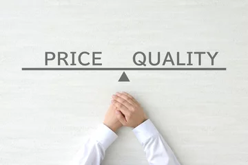Muurstickers ビジネスイメージ―品質と価格のバランス © takasu