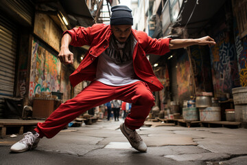 Fototapeta na wymiar hip hop dancers
