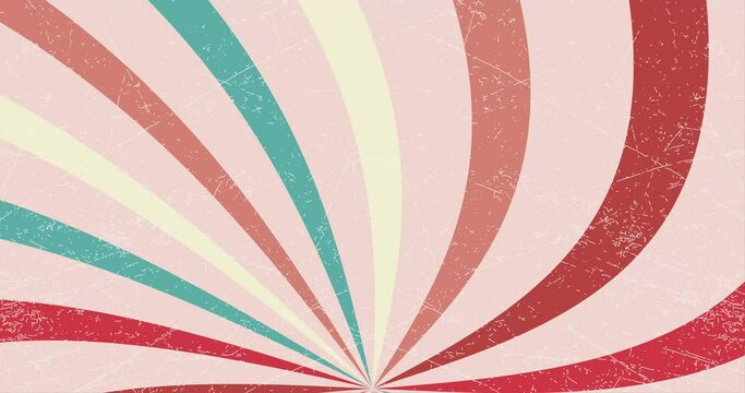 VDO Line rotate.Classic Vintage Retro Rays Background.Abstract retro,Sunbeam,geometric pattern, Funky Hippie,Classic Vintage Retro Rays Background.