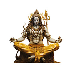 Obraz premium buddha statue isolated on white