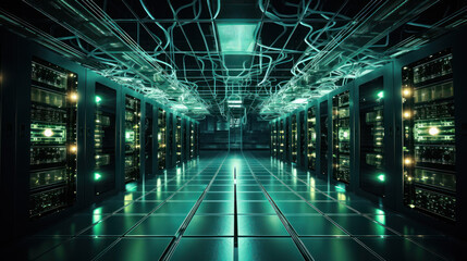 The server system room data base of network