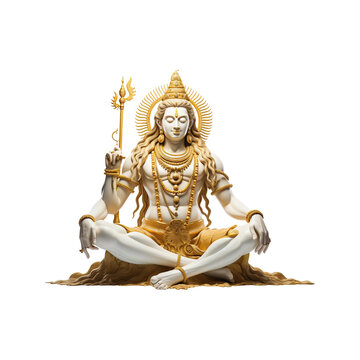 Golden Shiva No shadows, highest details, sharpness
