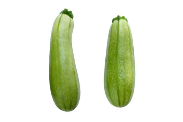 fresh zucchini close-up on a white background. clipping path, isolate, blank for design, vegetables on a white background