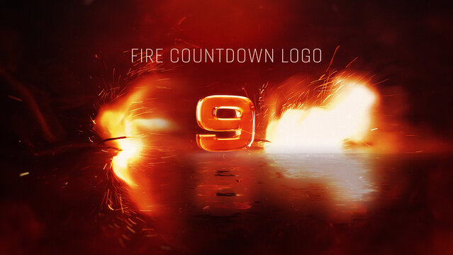 Fire Countdown Logo
