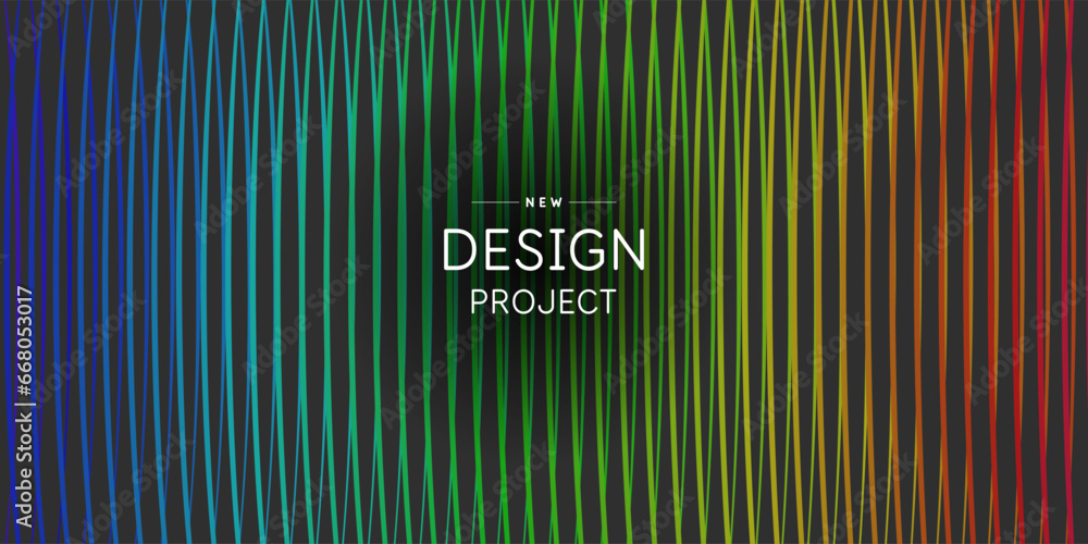 Poster abstract geometric background of simple shapes. a template for design and creativity.
