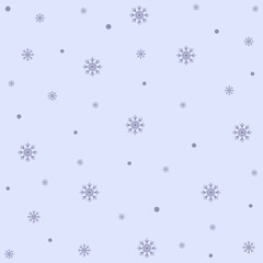 Fototapeta na wymiar Violet background with dark snowflakes. Vector illustration. Paper, decoration, wallpaper, template, poster with place for text.