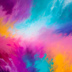 Fototapeta na wymiar Abstract bright liquid painting illustration.Generative AI